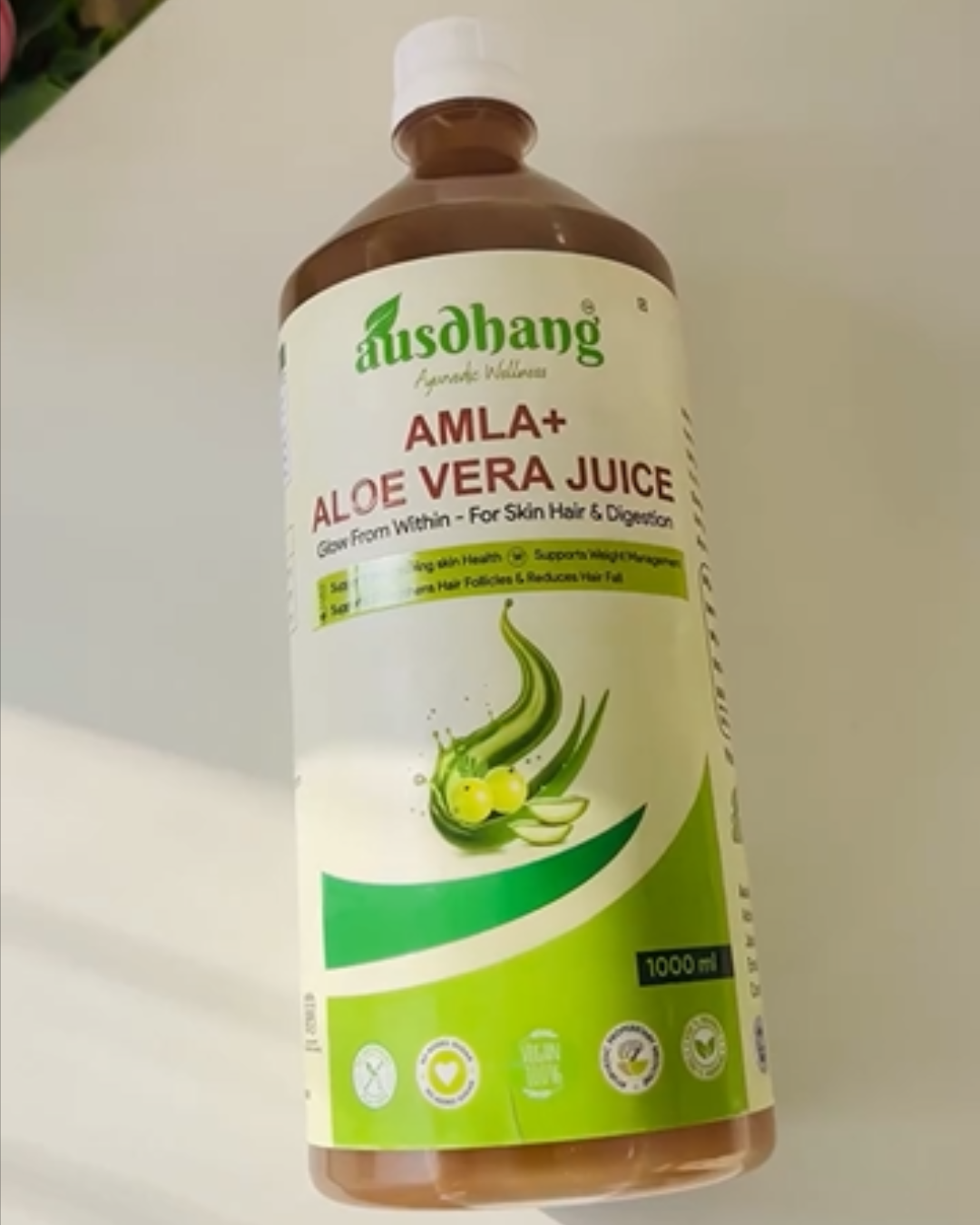 AUSHDHANG® Amla + Aloe Vera Juice